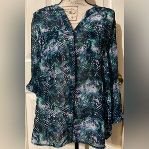 NWOT Ladies Size Large Covington Blouse